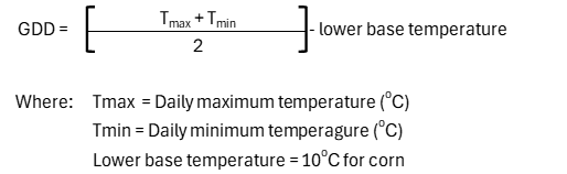 GDD formula